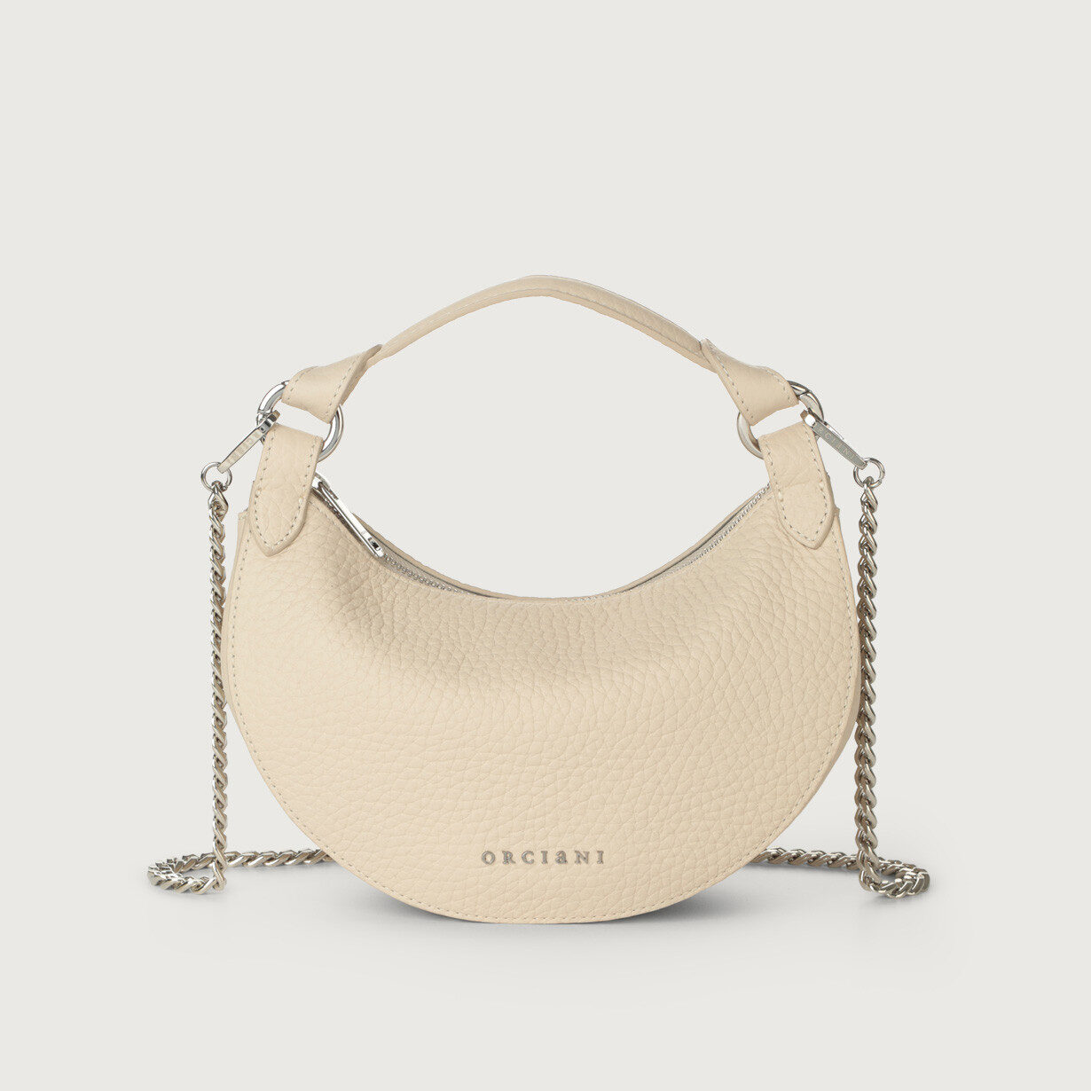 sd0179_soft_avorio_01 Mini Bag Dumpling Soft Orciani SD0179 - immagine 1