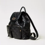 TWIN SET Zaino ‘Audrey’ trapuntato con Oval T 251TB7371 - immagine 2