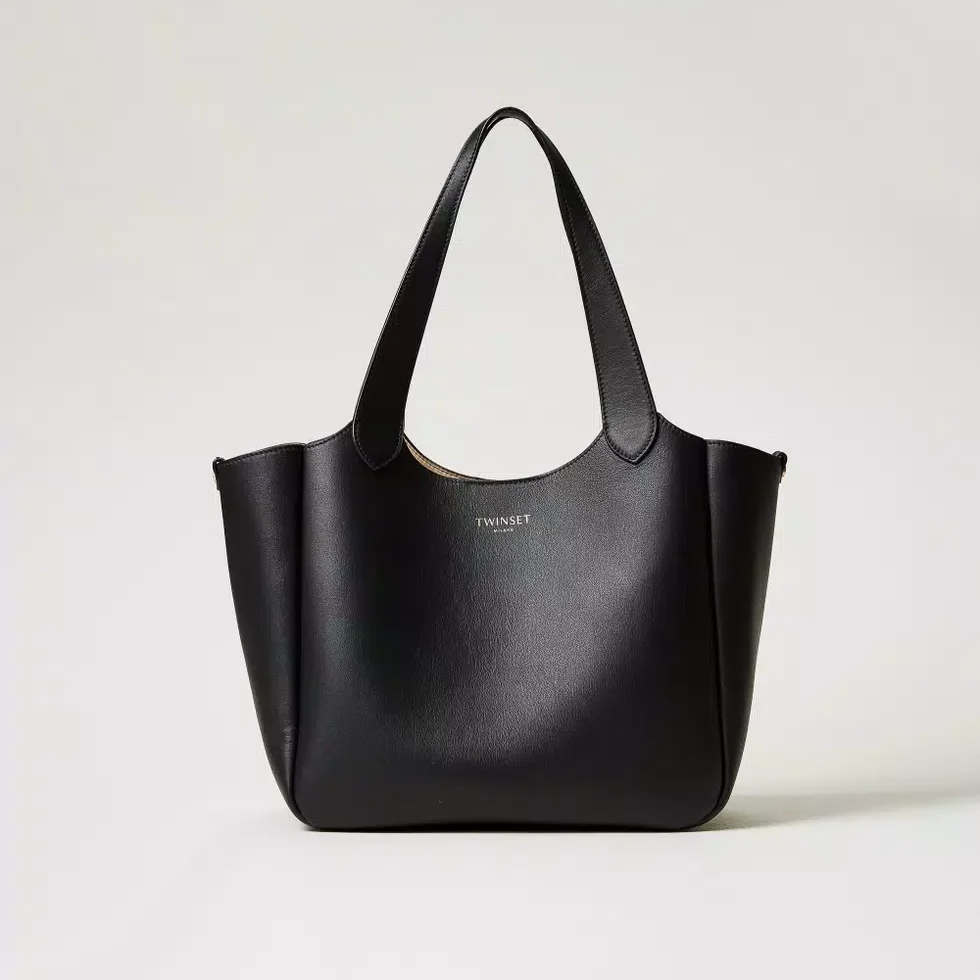 251TB7470_00006_01 TWIN SET Borsa shopper ‘Forever’ in pelle 251TB7470 - immagine 1