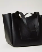 TWIN SET Borsa shopper ‘Forever’ in pelle 251TB7470 - immagine 3
