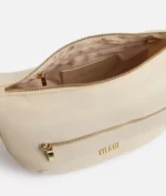 ALVIERO MARTINI PRIMA CLASSE Nylon Eco Vibe tracolla a mezzaluna grande Avorio LB84/9732 - immagine 3