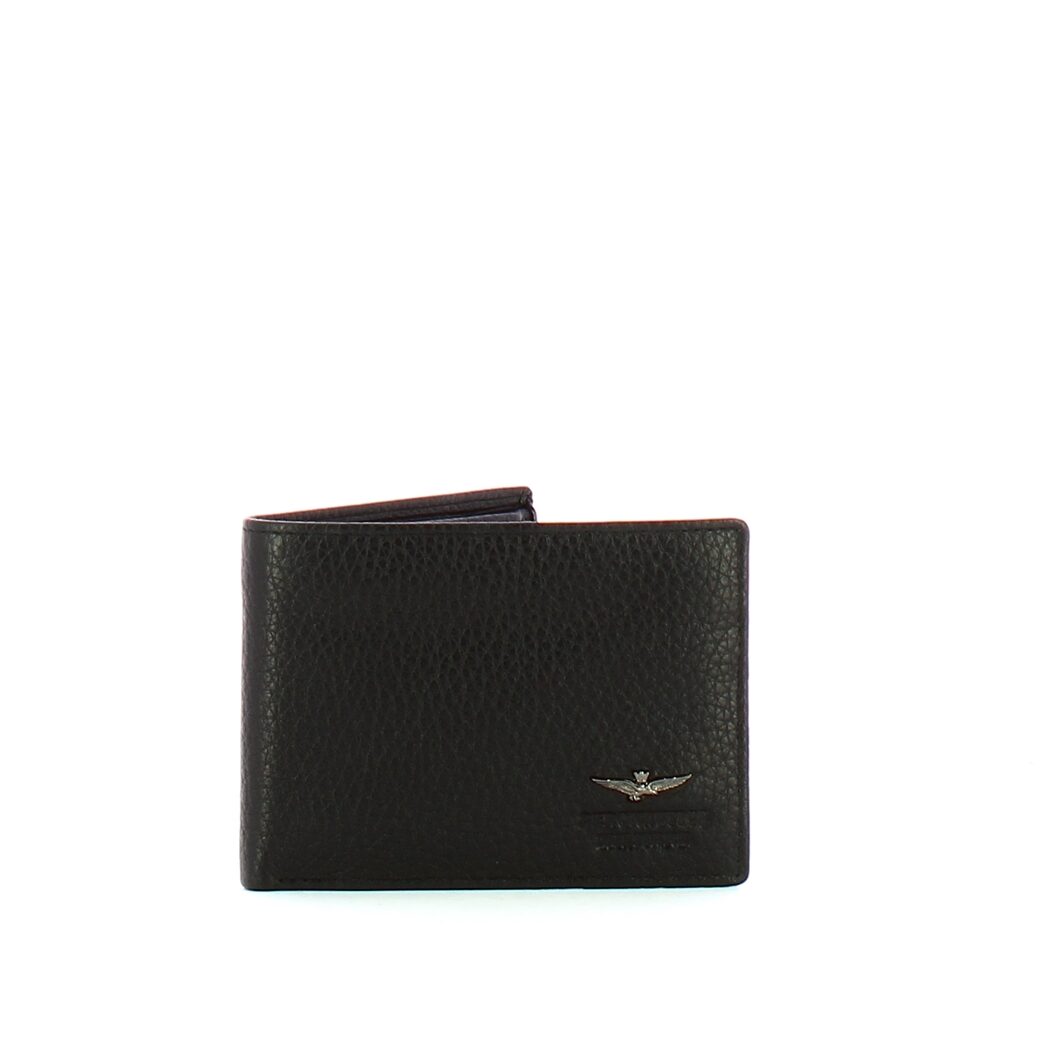 800070303635-1 AERONAUTICA MILITARE Portafoglio con portamonete in pelle AM181 - immagine 1