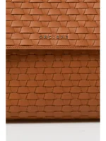 ORCIANI Borsa Sveva Nappa Woven Media a spalla in pelle intrecciata BT2006 colore CUOIO - immagine 4
