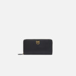 PINKO Portafoglio zip-around in pelle 100251 NERO