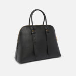 PINKO Borsa bowling a mano Escape Bag maxi in pelle 105172 NERA - immagine 2