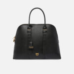 PINKO Borsa bowling a mano Escape Bag maxi in pelle 105172 NERA