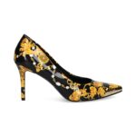 SCARPA CON TACCO VERSACE COUTURE NERO/ORO 75VA3S50 NUMERO 37 - immagine 3