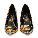 SCARPA CON TACCO VERSACE COUTURE NERO/ORO 75VA3S50 NUMERO 37 - immagine 2