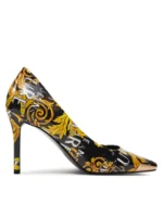 SCARPA CON TACCO VERSACE COUTURE NERO/ORO 75VA3S50 NUMERO 36 - immagine 2