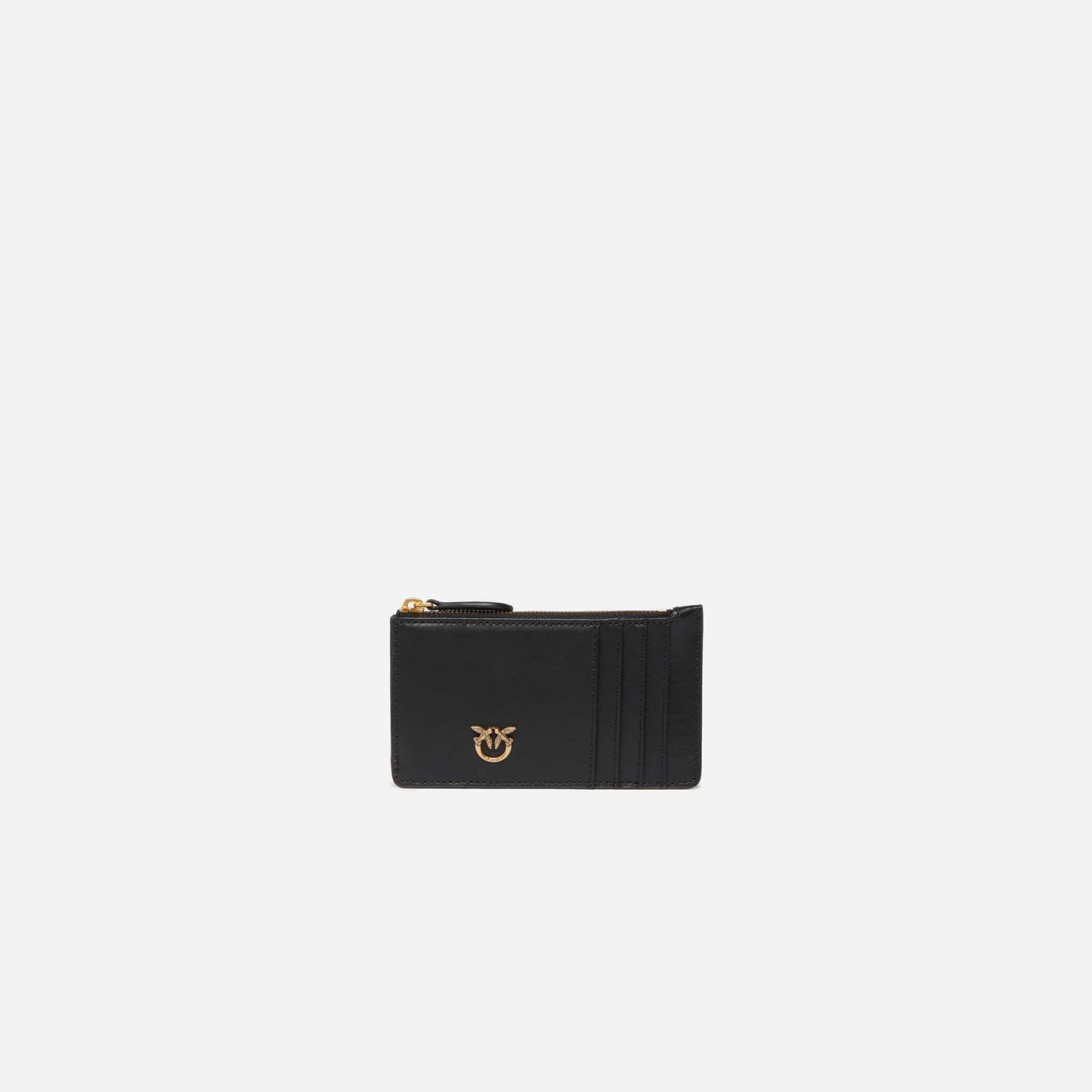 100251A0F1-Z99Q PINKO Porta carte con zip in pelle 100251 - immagine 1