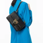 PINKO Borsa media a tracolla Love Bag One Chevron 100941 - immagine 5