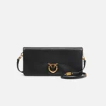 PINKO Pochette a tracolla media Love Bag Click Soft Horizontal in pelle 106022