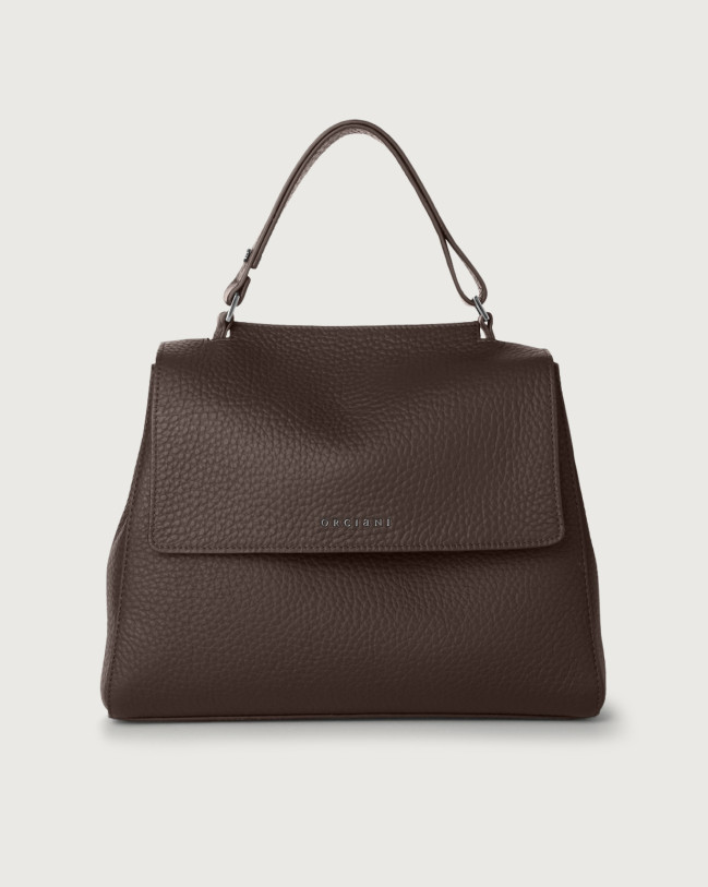 20W-BT2006--_SOF-TMO_00 ORCIANI Borsa Sveva Soft Media a spalla in pelle con tracolla BT2006 - immagine 1