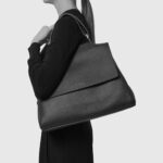 ORCIANI Borsa Sveva Soft Grande a spalla in pelle con tracolla BT1979SOF - immagine 5