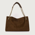 ORCIANI Borsa Venus Peach Midi a spalla in suede B02212PEA COCOA - immagine 3