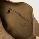 Borsa Hobo Peach Fringe a spalla in suede B02226PFG Biscotto - immagine 4