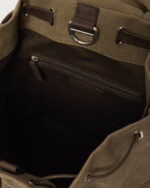 ORCIANI Zaino Jones Safari in canvas e pelle P00750SFR - immagine 4