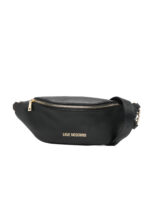 LOVE MOSCHINO Marsupio con zip e logo frontale JC4010PP1OLB0 NERO