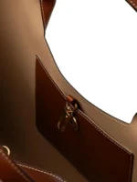 LOVE MOSCHINO Borsa tote con logo frontale e manici a spalla JC4129PP1OLH0 CUOIO - immagine 4