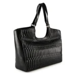 LOVE MOSCHINO BUBBLY LOVE borsa shopper in ecopelle JC4013PP1OLJ0 NERA - immagine 2