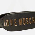 LOVE MOSCHINO GIANT Borsa a spalla con patta e tracolla regolabile JC4123PP1O NERA - immagine 3