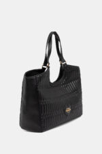 LOVE MOSCHINO BUBBLY LOVE borsa shopper in ecopelle JC4013PP1O NERA - immagine 2