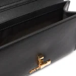 LOVE MOSCHINO Borsa a tracolla con patta e dettaglio a cuore JC4327PP1O NERA - immagine 4