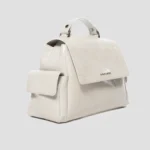 ORCIANI Borsa Sveva S Stark Piccola in pelle effetto stropicciato con tracolla regolabile B01999STK - immagine 2