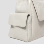 ORCIANI Borsa Sveva S Stark Piccola in pelle effetto stropicciato con tracolla regolabile B01999STK - immagine 4