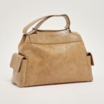 ORCIANI Borsa Sveva Stark Midi a spalla in pelle con tracolla BT2006STK - immagine 3