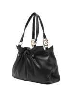 LOVE MOSCHINO Borsa a spalla con dettagli dorati e drappeggio JC4009PP1OLB0 - immagine 2