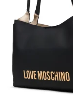 LOVE MOSCHINO BOLD LOVE Borsa shopper in ecopelle JC4107PP1OKD0 NERA - immagine 5