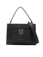 LOVE MOSCHINO Borsa a mano con tracolla regolabile e dettagli oro JC4125PP1OLM0 NERA