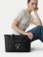 Love Moschino HEART TURNLOCK Borsa a mano JC4136PP1O - immagine 6