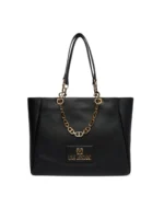 LOVE MOSCHINO Borsa in pelle con dettagli catena e manici a spalla JC4164PP1OL12