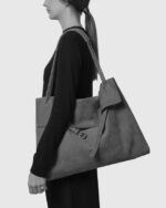 ORCIANI Borsa Venus Soft Large in pelle B02211 Testa di Moro - immagine 5