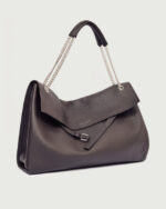ORCIANI Borsa Venus Soft Large in pelle B02211 Testa di Moro - immagine 2