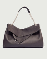 ORCIANI Borsa Venus Soft Large in pelle B02211 Testa di Moro