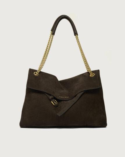 ORCIANI Borsa Venus Nabucco Media in pelle Nabuk B02212