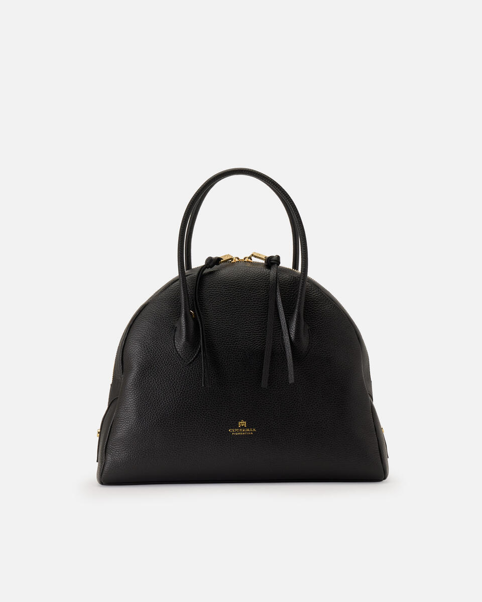 B000006149230-N-01 CUOIERIA FIORENTINA Bowling Bag Lua Grande Pelle B000006149230 Nera - immagine 1