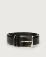 ORCIANI Cintura classica Calf in pelle 3,5 cm U03202 Nera