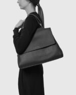 ORCIANI Borsa Sveva Soft Grande a spalla in pelle con tracolla BT1979SOF - immagine 4