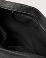 ORCIANI Borsa Virgo Soft Shopping in pelle martellata B02255 Nera - immagine 5